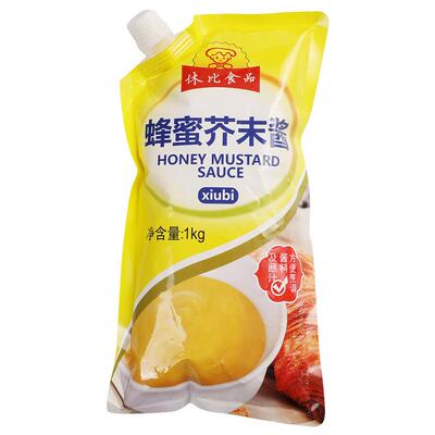 休比蜂蜜芥末酱1KG炸鸡烤肉蘸酱
