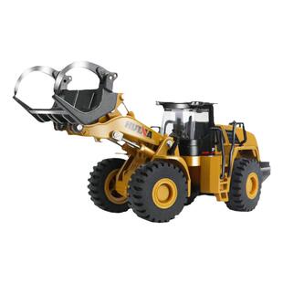 抓木机玩具仿真耐摔金属抓树车夹木头工程车儿童男孩合金抓机模型
