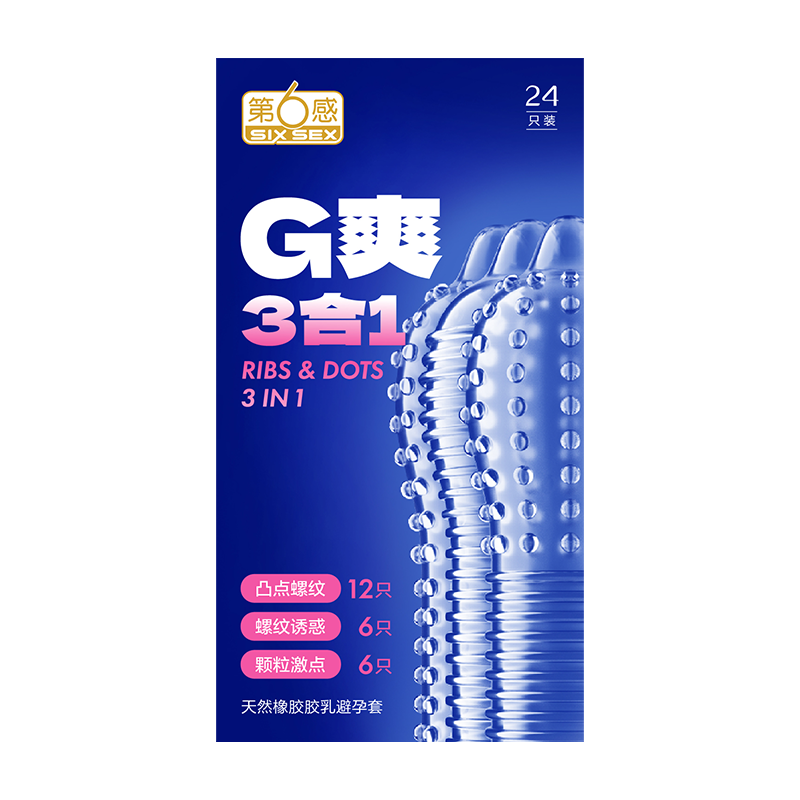 第六感情趣避孕套刺激阴蒂狼牙大颗粒带刺官方旗舰店安全套bytt