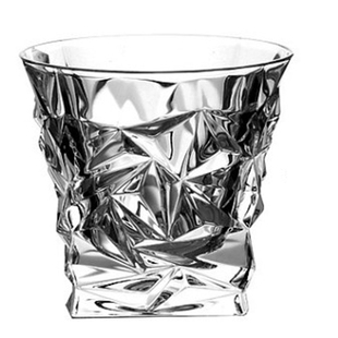 捷克BOHEMIA进口平底水晶玻璃xo威士忌杯鸡尾酒吧个性烈酒洋酒杯