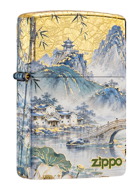 zippo打火机莲山听竹