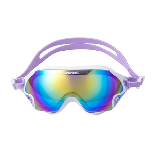 swans泳镜大框高清防水防雾舒适游泳装备男女游泳眼镜泳帽套装