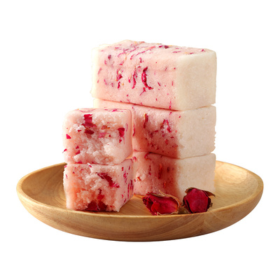 重瓣玫瑰芡实糕点无糖精米糕休闲早餐健康代餐饱腹零食小吃食品