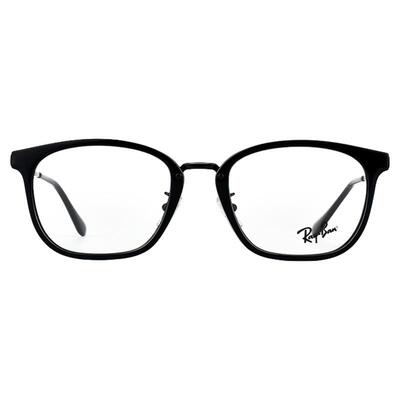 RayBan雷朋眼镜框新品男女款时尚黑框方形近视眼镜架潮流0RX7247D