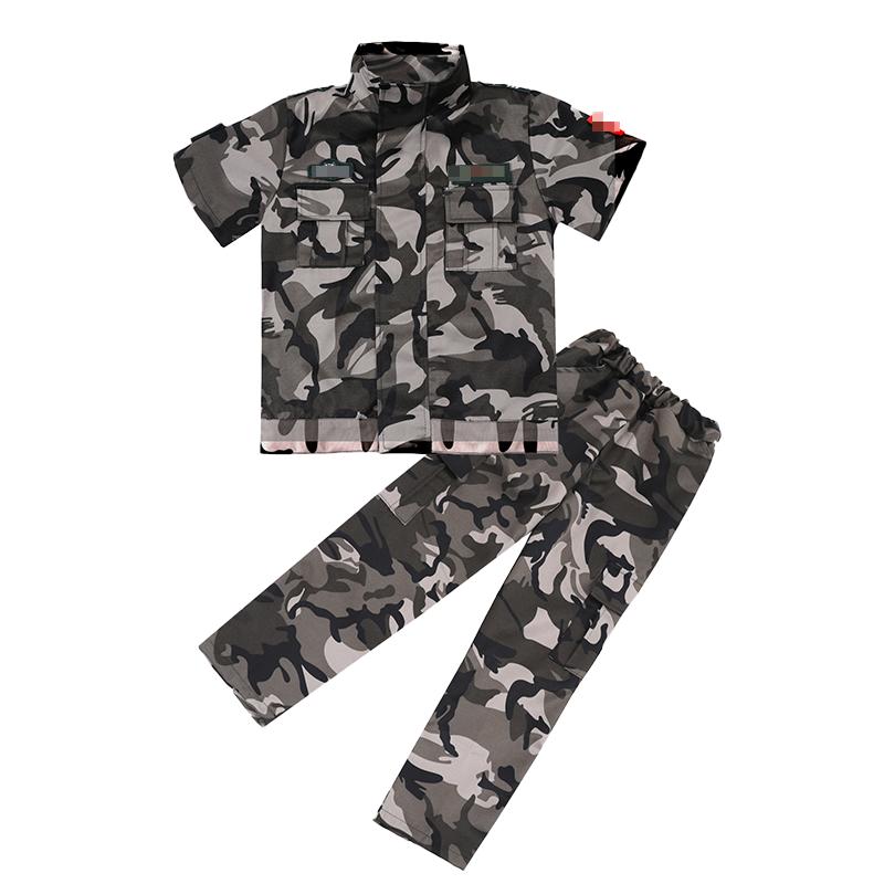兒童迷彩服新款演出服裝軍訓(xùn)戰(zhàn)狼作戰(zhàn)服學生特種兵戶外夏令營套裝
