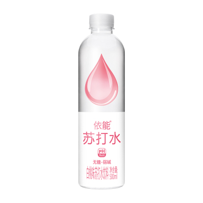 依能苏打水500ml*24瓶整箱弱碱锌强化青柠苏打水饮用水饮料饮品