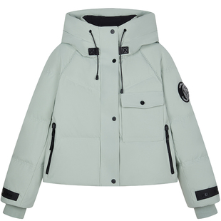 【轻甜派克】TeenieWeenie小熊女羽绒服25年冬休闲宽松连帽外套