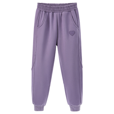 迪士尼女童加绒加厚运动卫裤