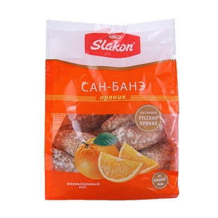 俄罗斯原装进口光头饼斯拉贡香蕉橙子巧克力味面包黑麦粗粮代早餐
