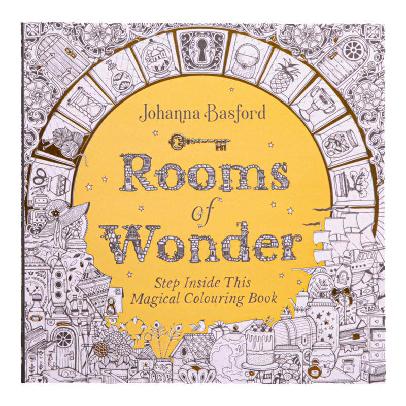奇迹之屋涂色书Rooms of Wonder秘密花园系列成人减压大人涂色本
