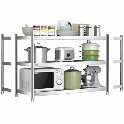 304材质三层加粗立柱承重强