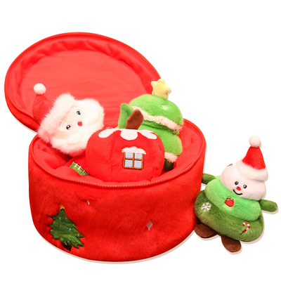 创意圣诞老人毛绒公仔女生礼物