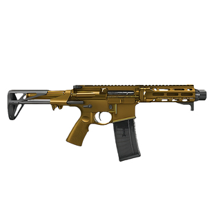 【高端定制】全金DDM4 PDW短突电动连发7075玩具枪wargame发射器