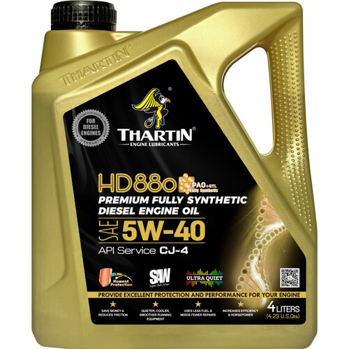 萨丁5W-40全合成柴油机油CJ-4皮卡SUV轻卡发动机专用四季润滑油4L