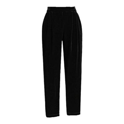 齐黛新中式高腰九分裤子