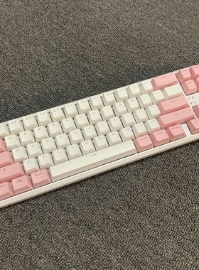 68键机械键盘MAC无线蓝牙61双模typec便携黑爵k680T彩蓝光青轴PBT