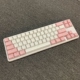 68键机械键盘MAC无线蓝牙61双模typec便携黑爵k680T彩蓝光青轴PBT