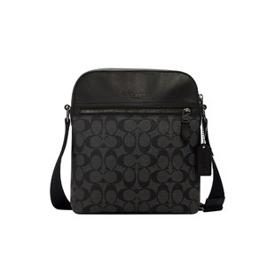 【自营】COACH/蔻驰男包单肩包Houston 22斜挎包时尚休闲小方包
