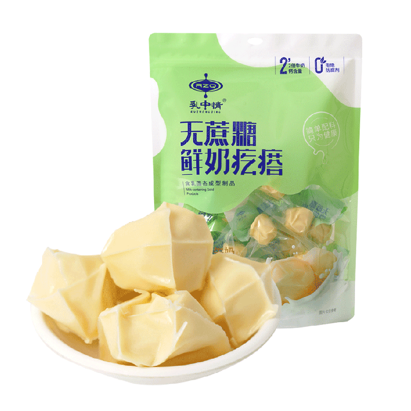 乳中情无蔗糖鲜奶新疆奶疙瘩奶酪内蒙258g