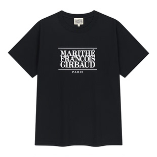 正品现货Marithe韩国潮牌MFG字母印花logo男女短袖T恤Jennie同款