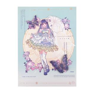 shibook送贴纸少女心六年级初三女生毕业同学录A4/16K大号镭射装饰毕业纪念留言册毕业礼物韩版活页可拆彩页