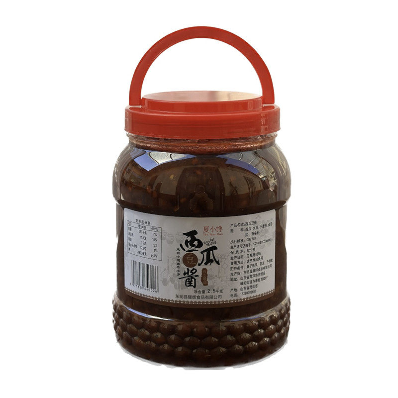 山东特产农家自制西瓜酱生酱豆瓣酱黄豆酱原酱炒菜烧肉调味酱五斤