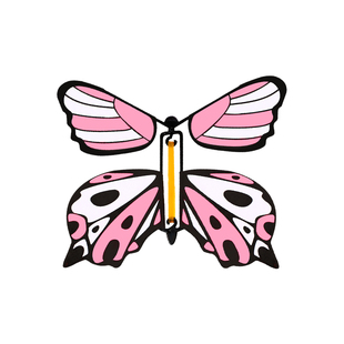 会飞的蝴蝶仿真惊喜喷花礼盒飞天竹蜻蜓露营鲁班飞鸟儿童户外玩具