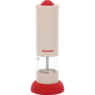 厨房电动研磨器玫瑰黑胡椒盐研磨调料瓶高级感家用磨海盐磨花椒器