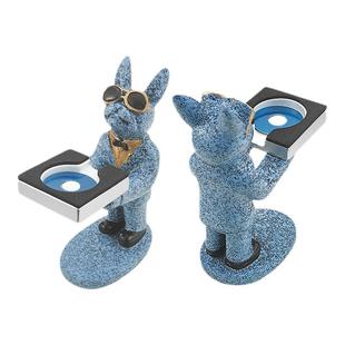 AKGLEADER卡通旺财MR.Blue支架适用三星Galaxy Watch 7/8 Ultra手表充电器底座数据线收纳8classic卡通支架