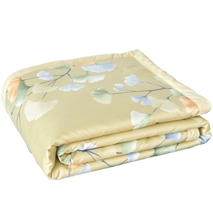 多喜爱蚕丝被空调被柞蚕丝中长丝水洗夏凉被薄被子单双人被芯