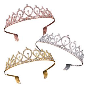 网红港风ins女神绶带小公主皇冠头饰肩带生日快乐礼仪带帽子发箍