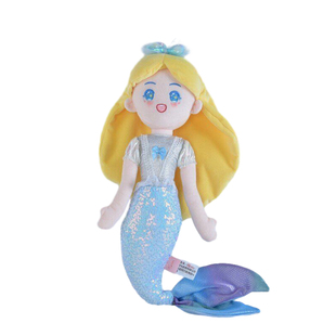 畹町海洋馆闪耀美人鱼公主玩偶布娃娃毛绒玩具陪睡觉公仔女孩礼物