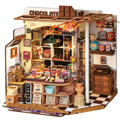 若来木质拼装DIY小屋手工创意