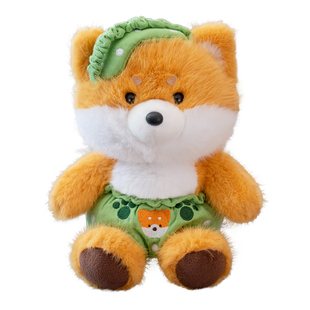 可爱睡梦小象玩偶狗狗公仔小熊毛绒玩具陪睡安抚娃娃女生儿童礼物