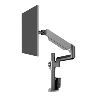 桌面屏风卡槽显示器支架调度指挥台操作台支架电脑万向显示屏挂架