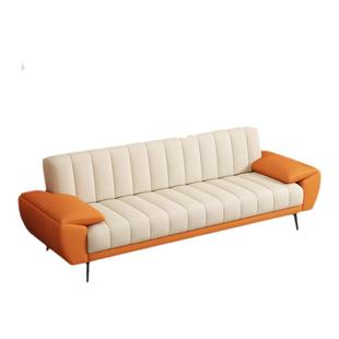 猫爪皮沙发床折叠两用小户型客厅卧室出租房单人双人多功能可变床