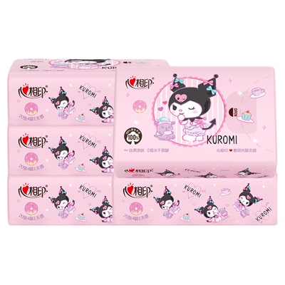 心相印酷洛米印花4层大手帕纸