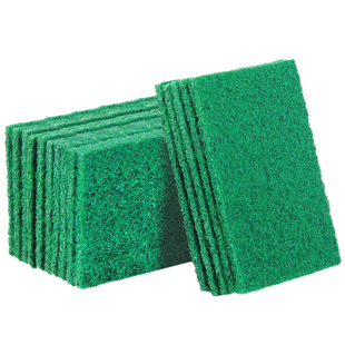 厨房专用双面刷锅百洁布 含砂海绵磨砂洗碗抹布 加厚金刚砂魔力擦