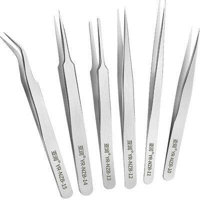 亚润工业级不锈钢维修拔毛小镊子