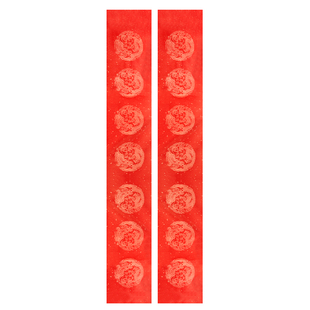 万年红宣纸对联纸2026年马年新款空白手写春联纸自写五言七言洒金书法用纸新年春节专用福字斗方红纸梅林笔庄