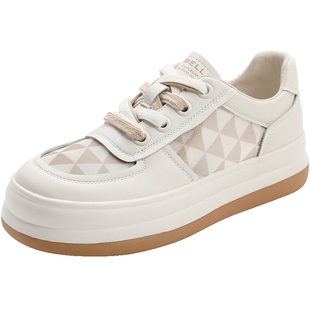 【清仓女鞋】百丽199元小白鞋时尚春夏凉鞋拖女厚底舒适板鞋单鞋