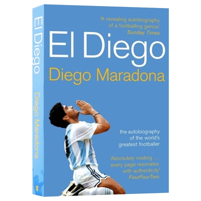 英文原版 El Diego The Autobiography of the World's Greatest Footballer 马拉多纳自传 英文版