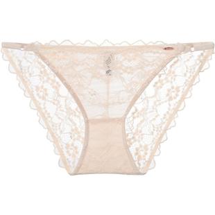 歌瑞尔柔软亲肤舒适薄款性感蕾丝内裤女2025新款三角裤中腰裤衩