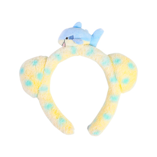 可爱小熊耳朵毛绒发箍女款夏季洗脸敷面膜发捆高颅顶头箍发卡发饰