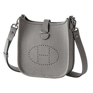 蠢小鱼H家时尚女包真皮单肩斜挎包送女友diy手工包自制材料登山包