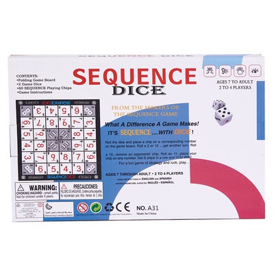 FOLDINGSEQUENCEDICE游戏棋