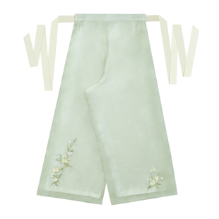 随淇自然【如梦令】原创大码汉服女春夏绣花宋制褙子改良吊带宋裤