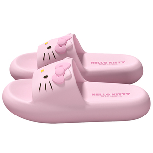 kitty猫儿童拖鞋女童夏季外穿2026新款三丽鸥ip联名防滑eva凉拖女