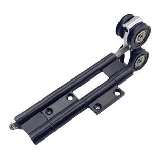 铝合金上折叠窗合页铰链提升折叠窗户荷叶黑色折页50小折叠门配件