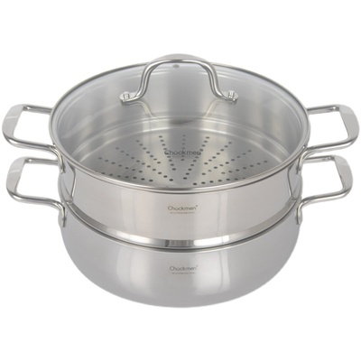 卓德铭18/10不锈钢蒸锅火锅盆